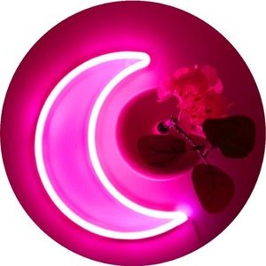 pink mood LED sign